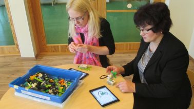 Viimsi Lasteaia IKT vahenditega tutvumas Saaremaa Karu Kati Lasteaed