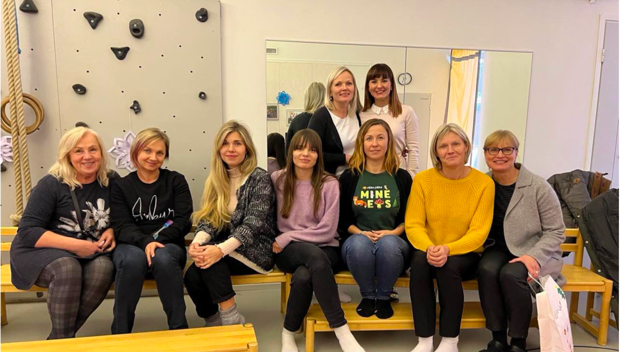 Viimsi lasteaia õpetajad ERASMUS+ programmiga Soomes